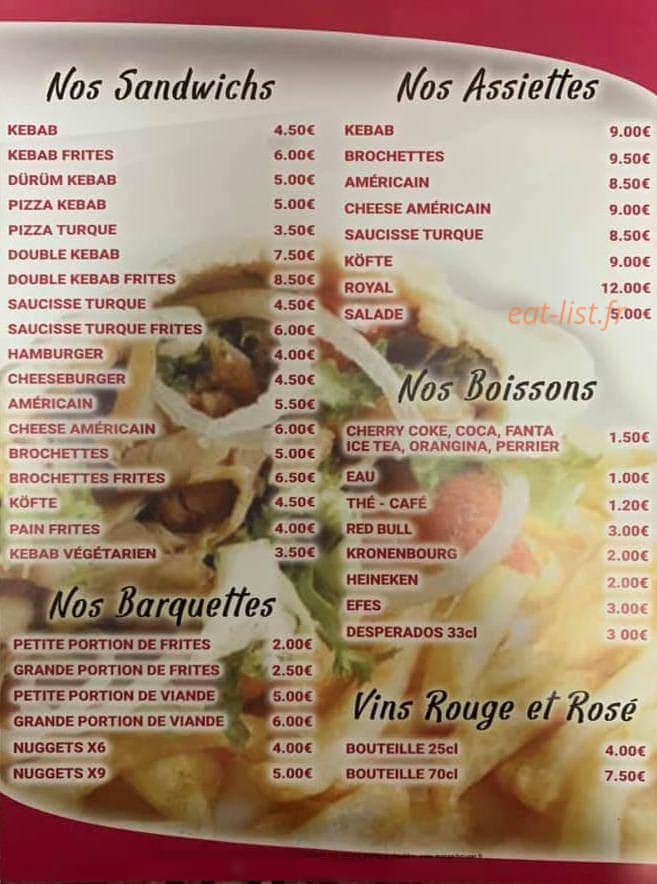 Snack Karadeniz 61 — carte page 2