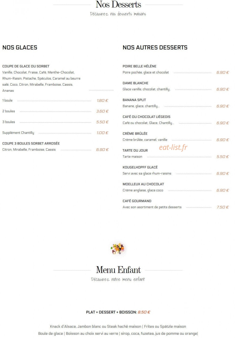 Chez l'Alsacien — carte page 5