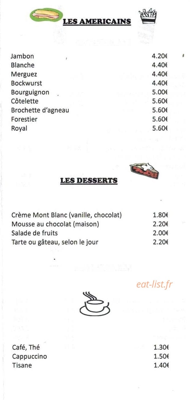 Turbo Snack — carte page 4