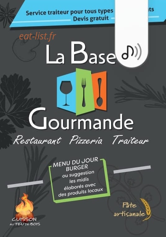 La Base Gourmande — carte page 1