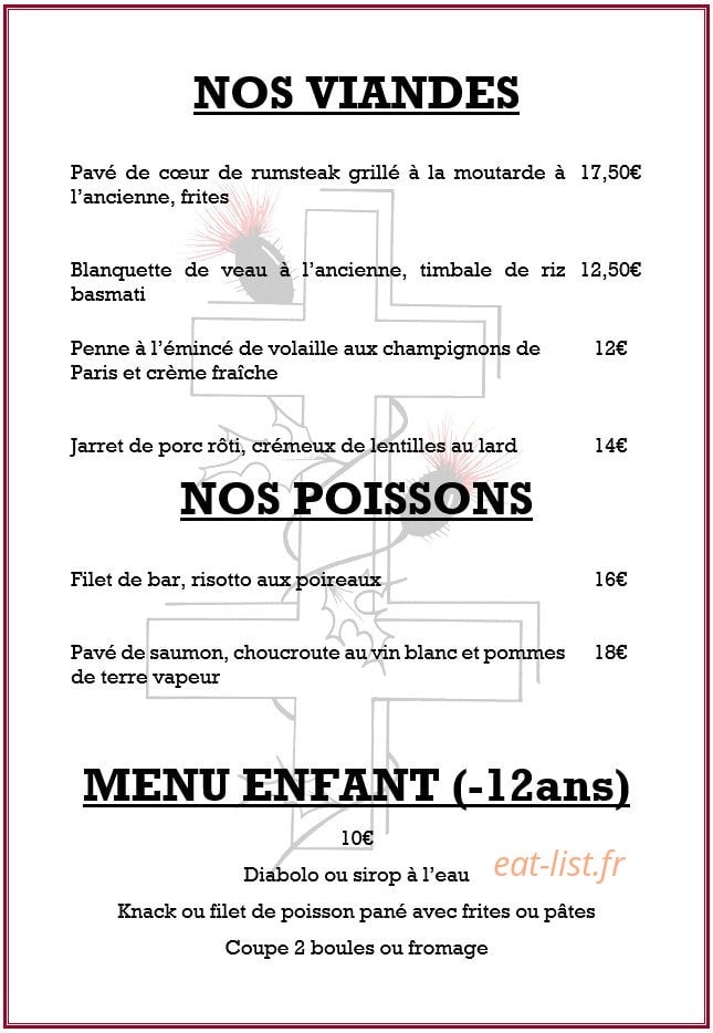 A la Croix de Lorraine — carte page 2