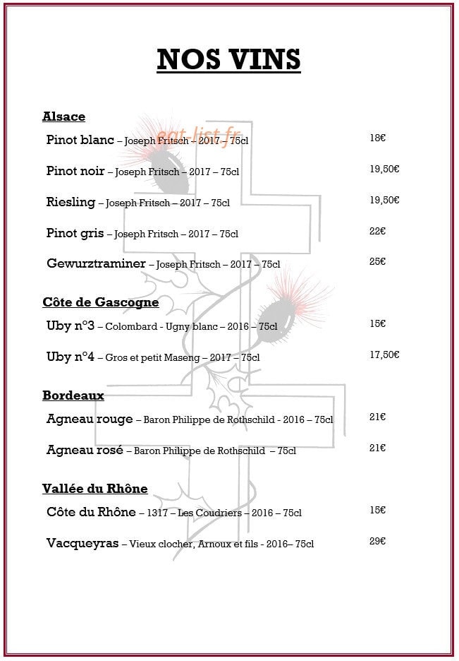 A la Croix de Lorraine — carte page 5