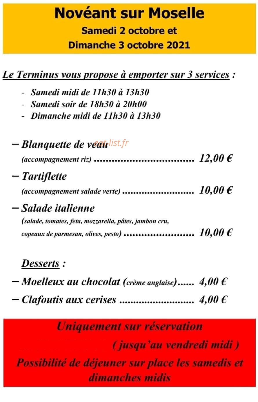 Le Terminus — carte page 1