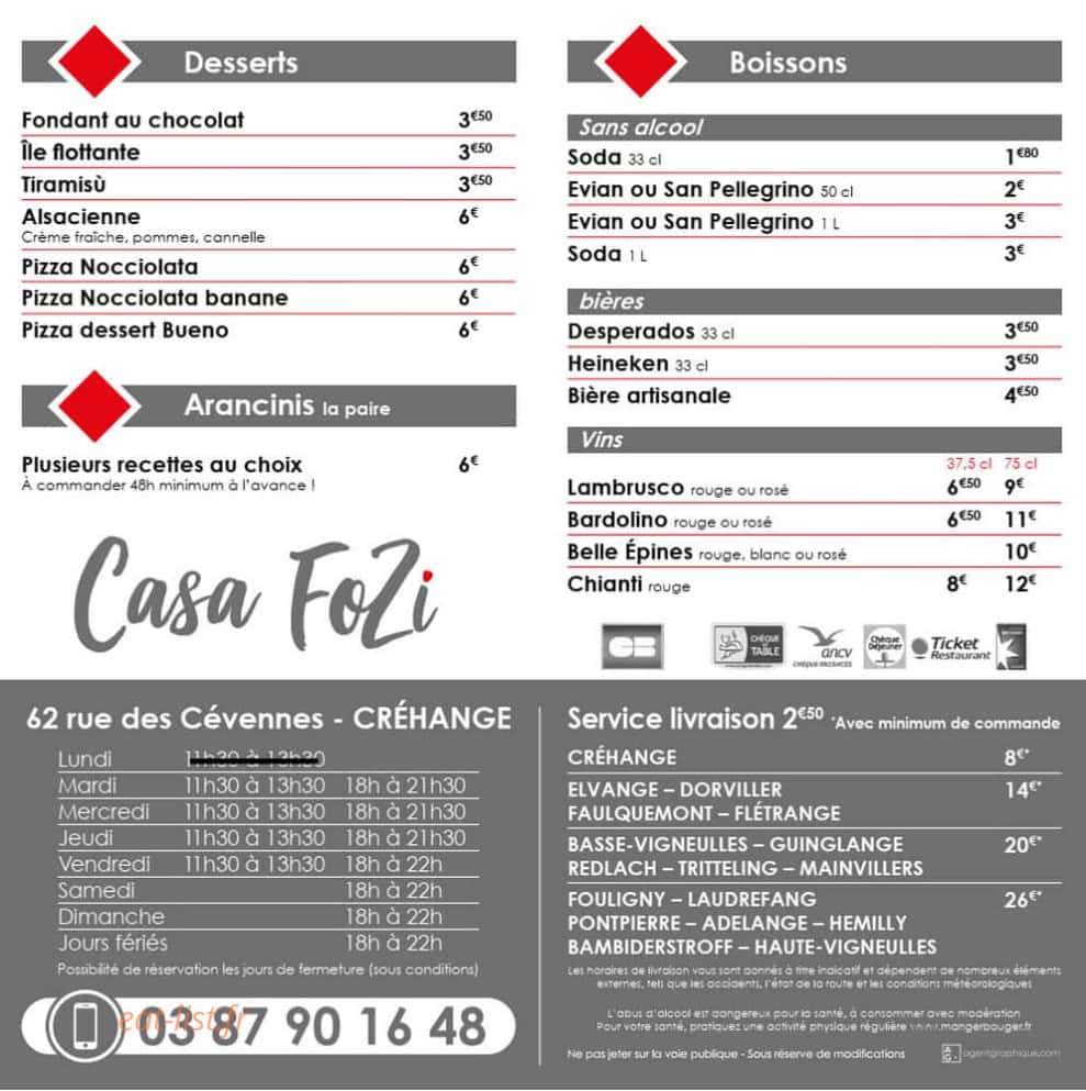 Casa FoZi — carte page 4