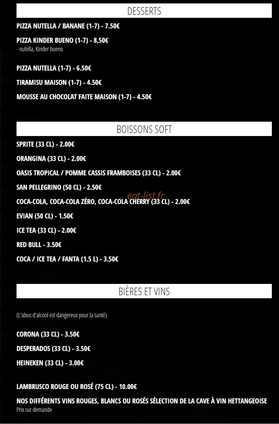Ciao Bella — carte page 6