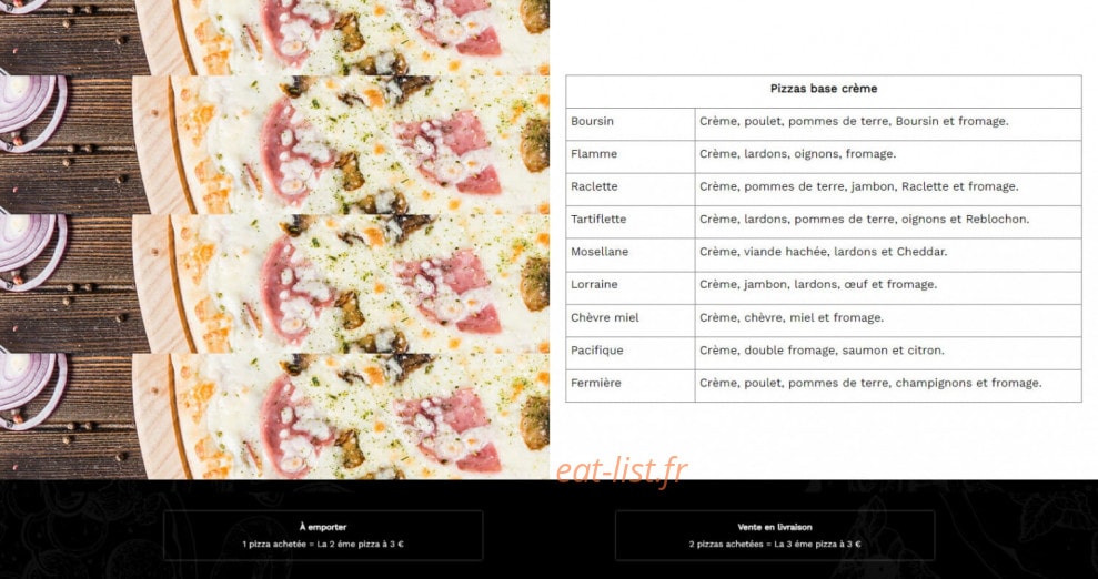Hashtag pizza — carte page 2