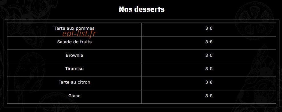 Hashtag pizza — carte page 6