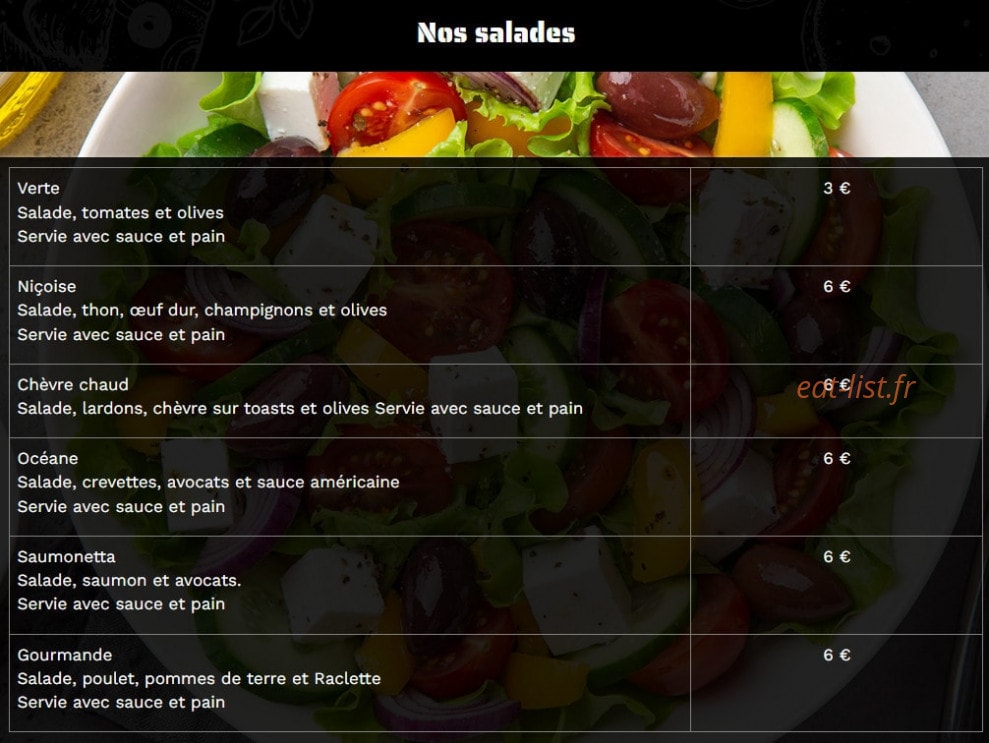 Hashtag pizza — carte page 4