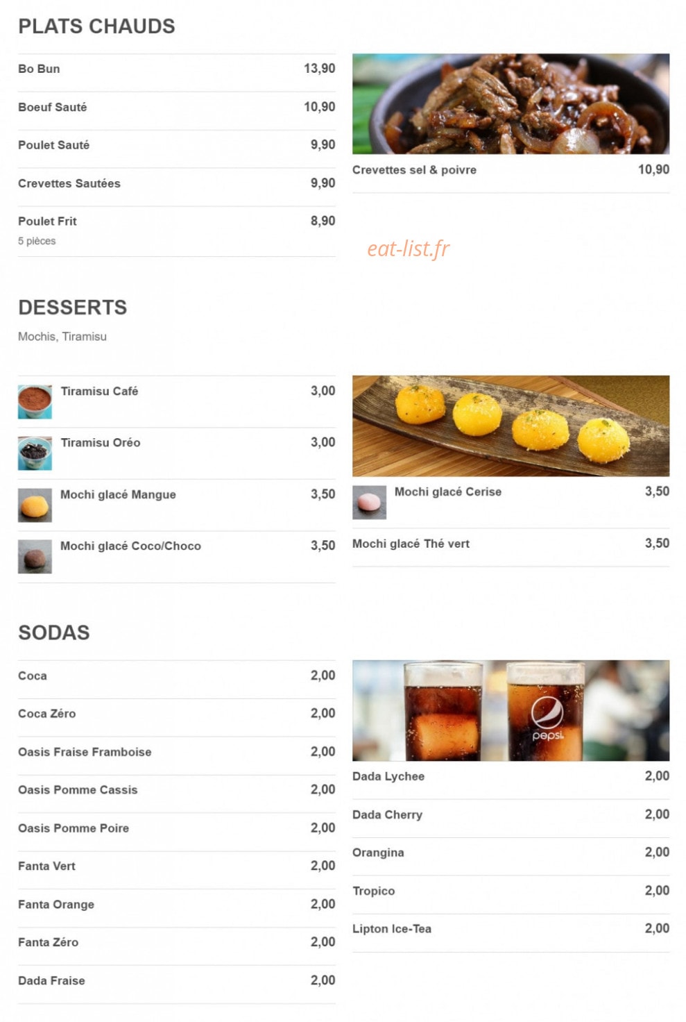 Sushi Gold — carte page 4