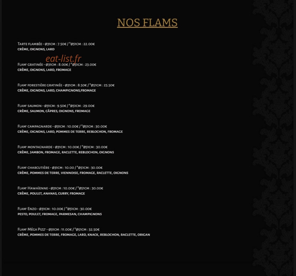Mega pizz — carte page 5