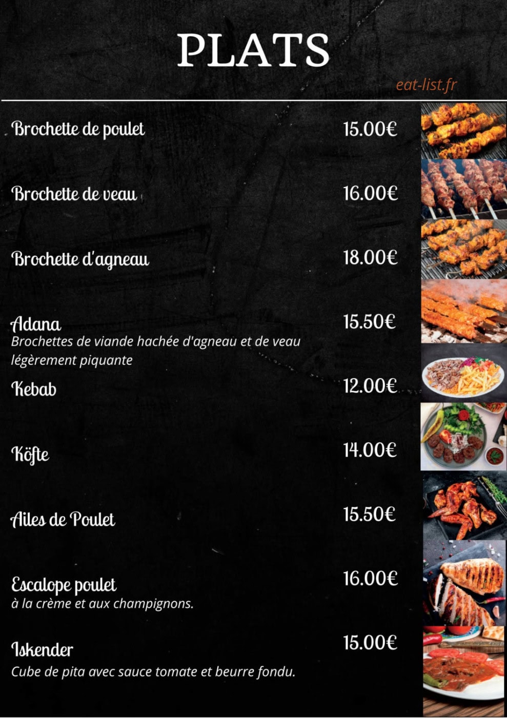 Le Bosphore — carte page 3