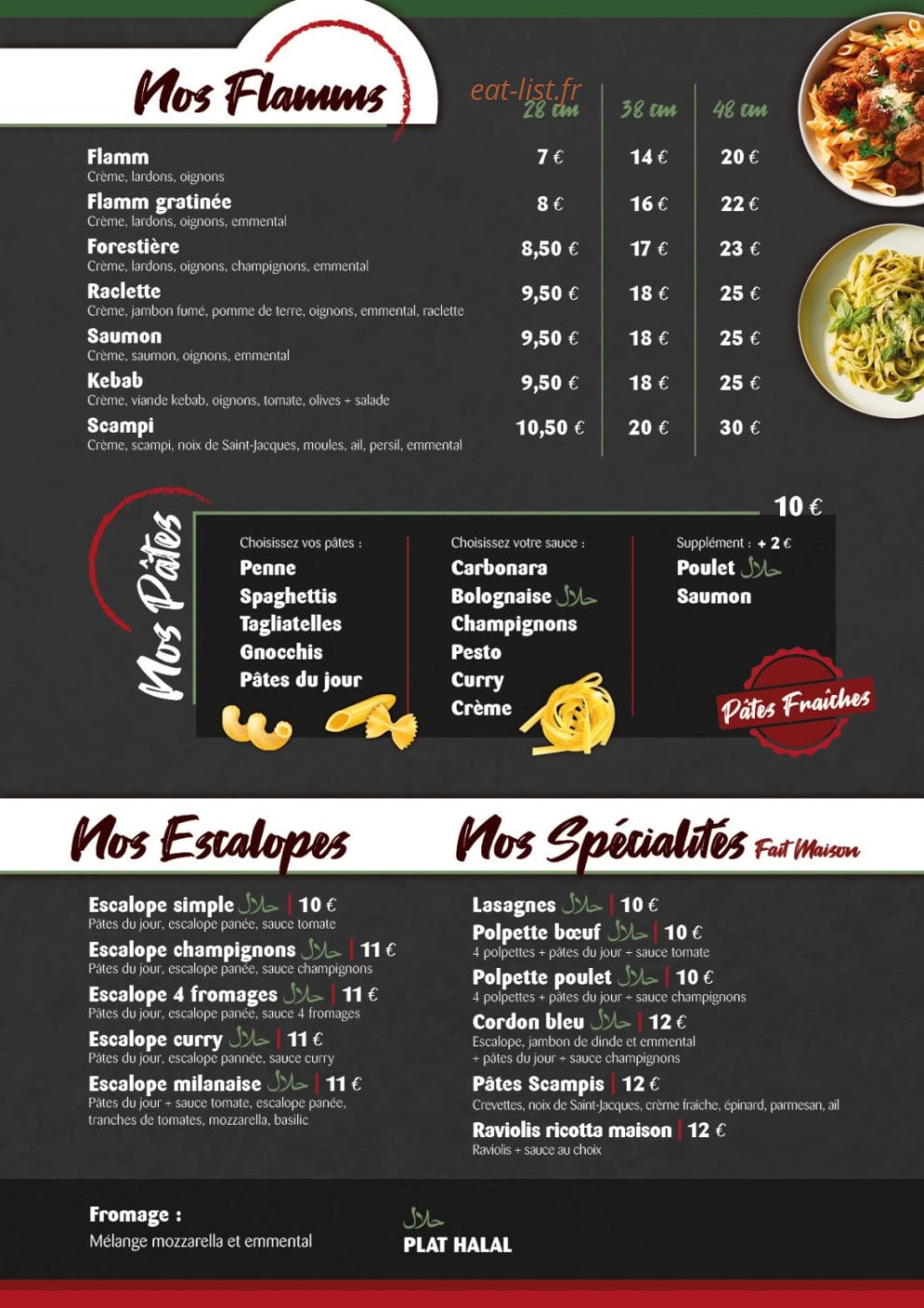 La Pizz' — carte page 2