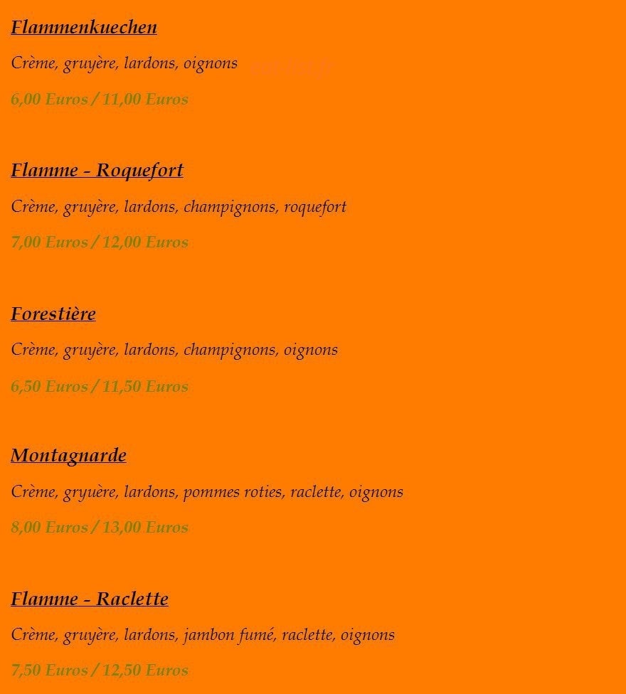 Pizz'ayo — carte page 7