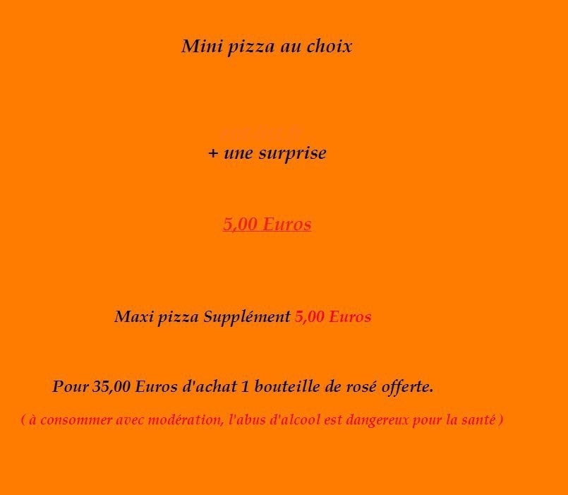 Pizz'ayo — carte page 9
