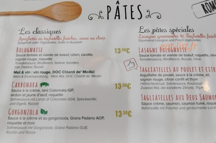 Ii Giardino — carte page 1