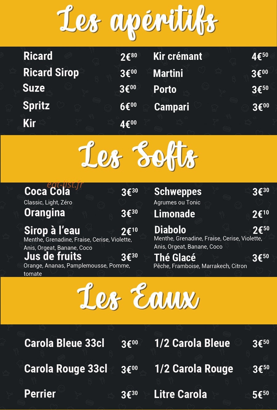 La Brasserie — carte page 5