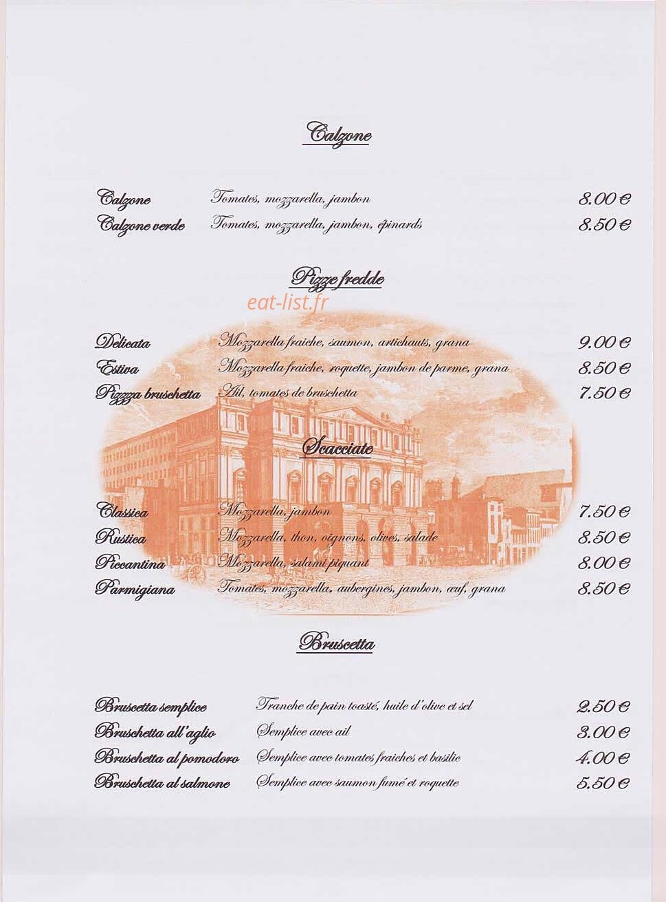 La Scala — carte page 2