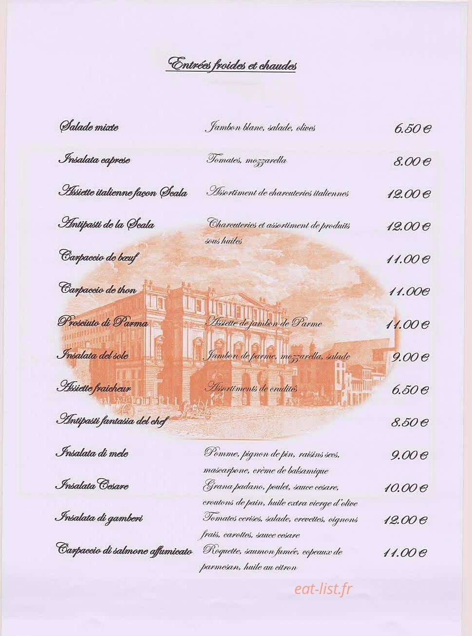 La Scala — carte page 4