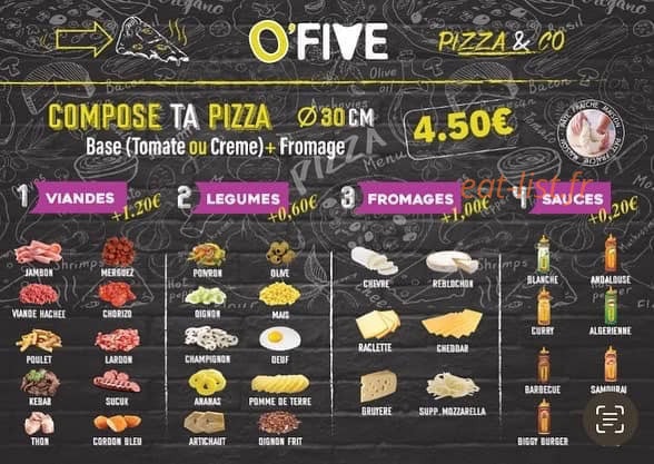 O'five — carte page 2