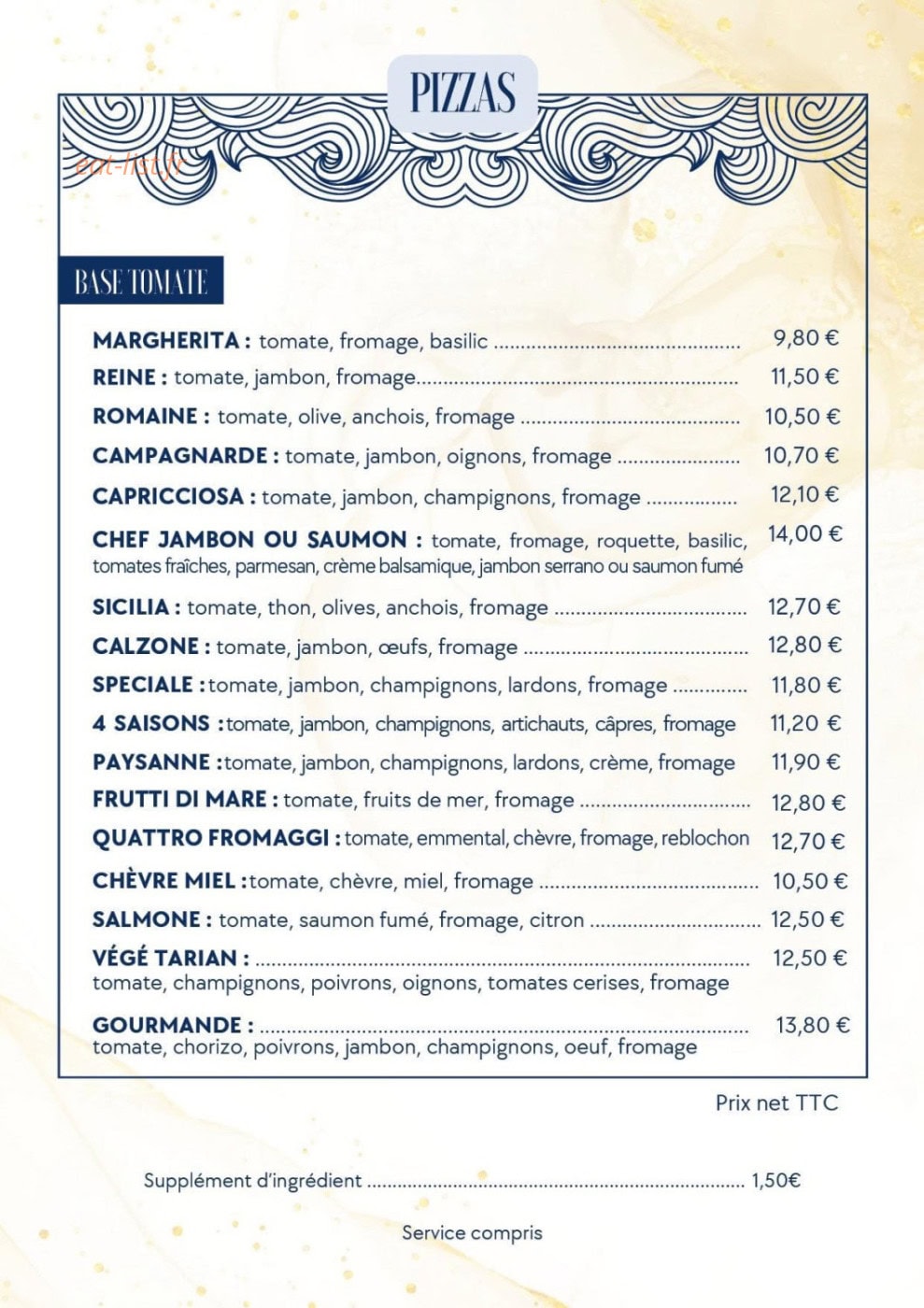 La Rascasse — carte page 3