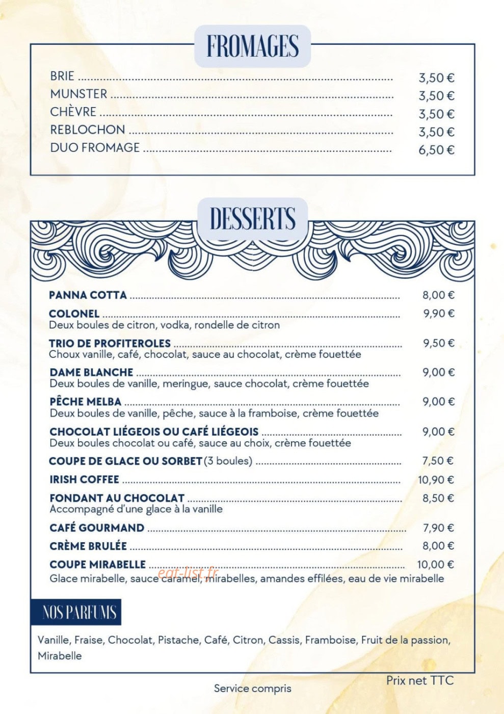 La Rascasse — carte page 4