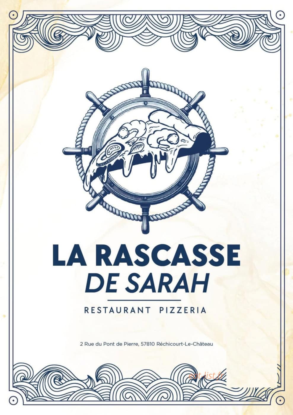 La Rascasse — carte page 1