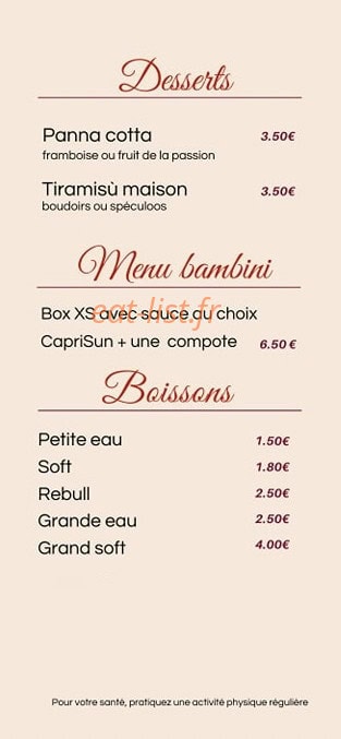 Spada Pasta — carte page 5