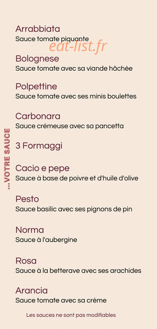 Spada Pasta — carte page 3