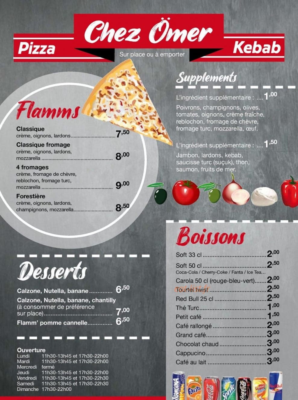 Snack Chez Ömer — carte page 4