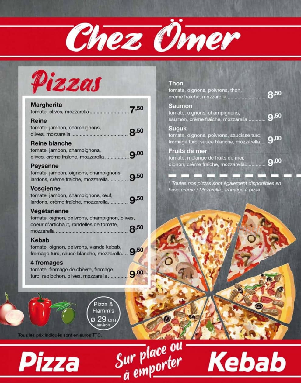 Snack Chez Ömer — carte page 3