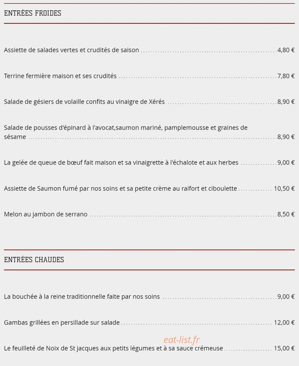 L'Ô à la bouche — carte page 1