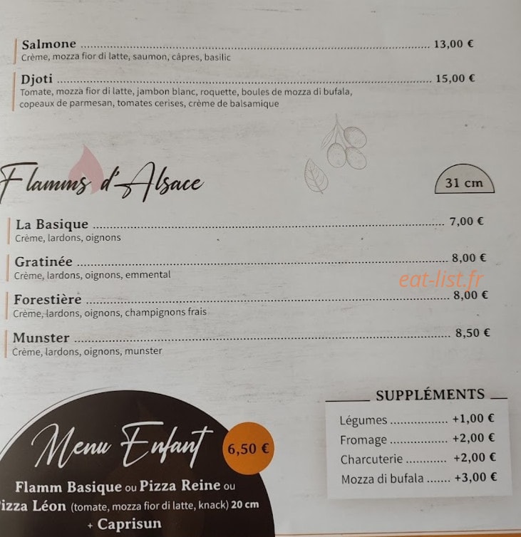 Chez Djoti — carte page 2