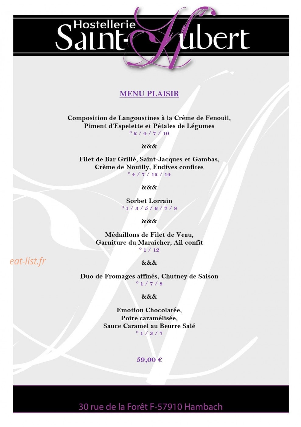 Saint-Hubert — carte page 7