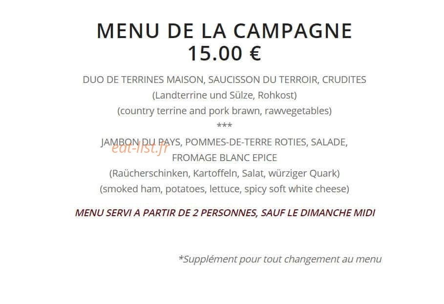 Le Relais du Fort — carte page 3