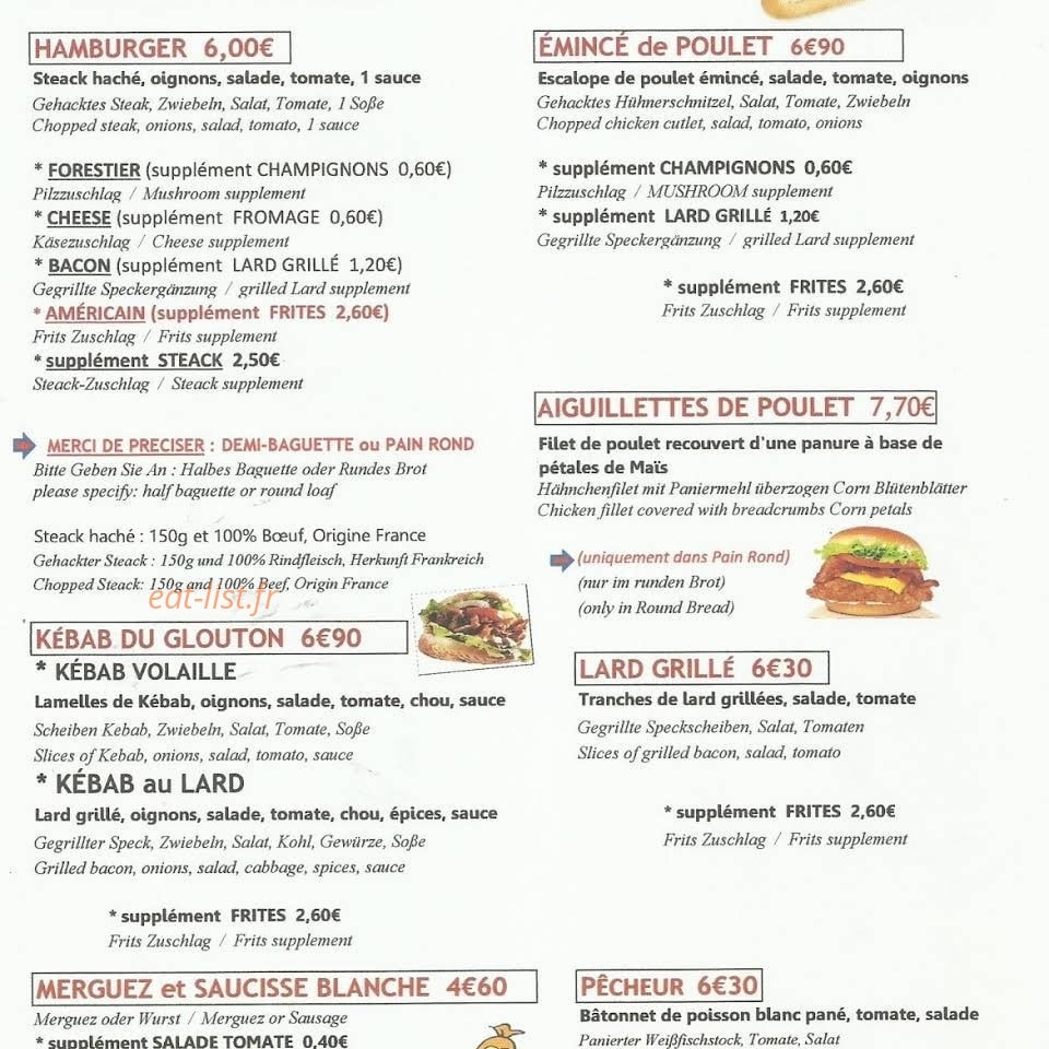 Le Glouton — carte page 9