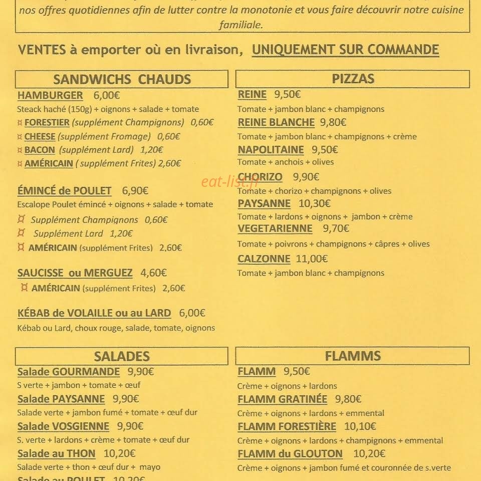 Le Glouton — carte page 2