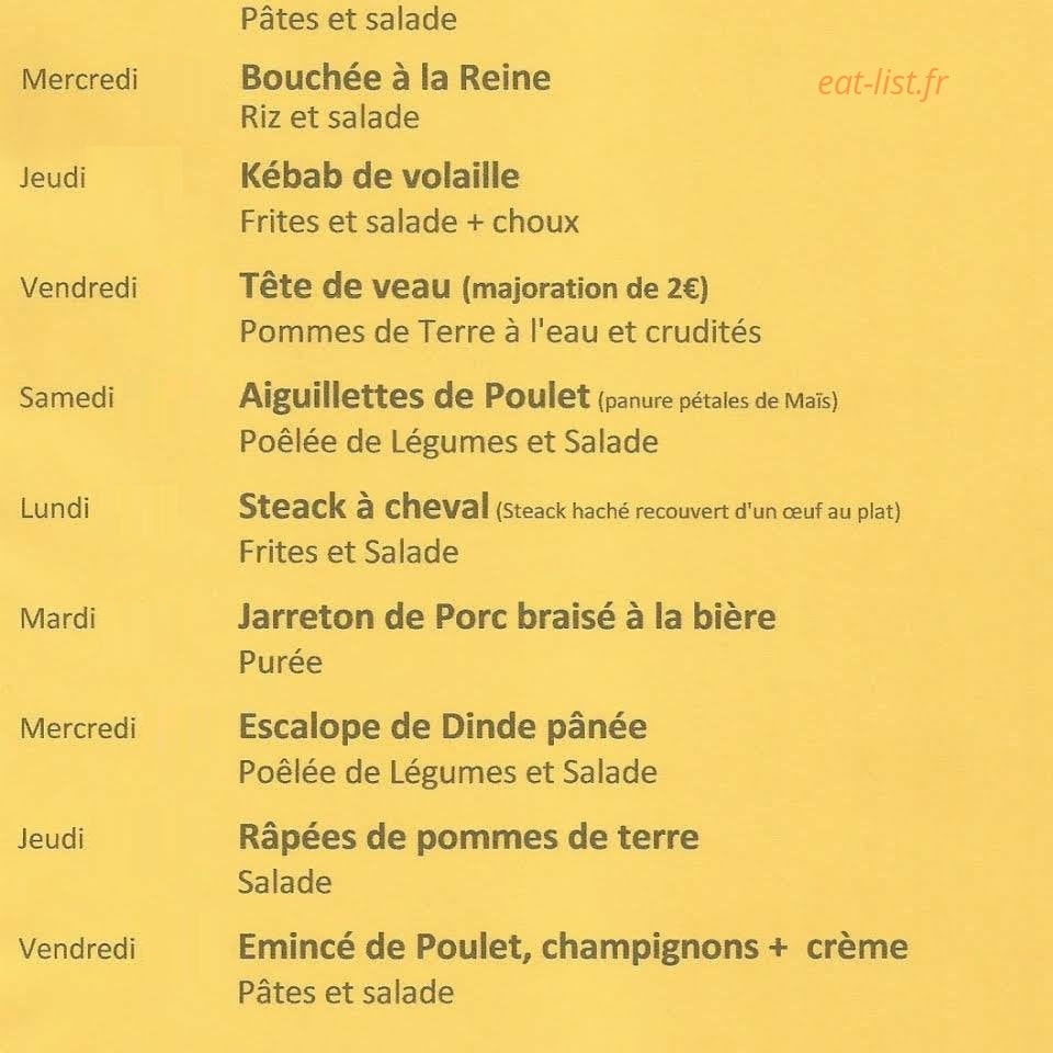 Le Glouton — carte page 1