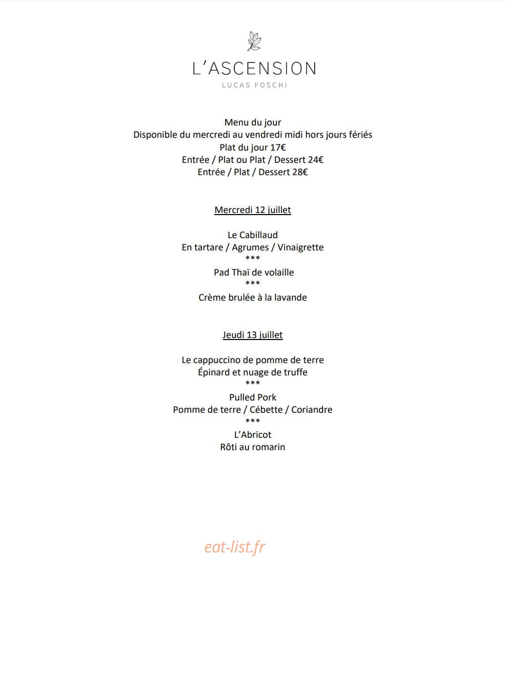 L'Ascension — carte page 3