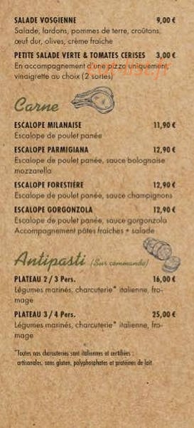 Gusto & Bio — carte page 6