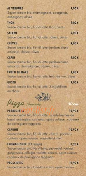 Gusto & Bio — carte page 3