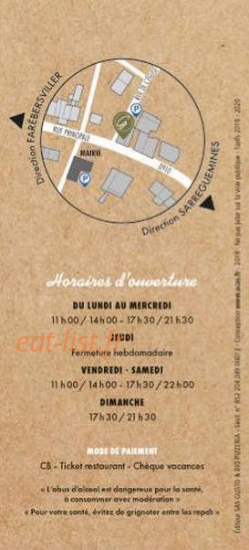 Gusto & Bio — carte page 8