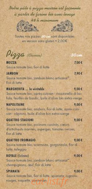 Gusto & Bio — carte page 2