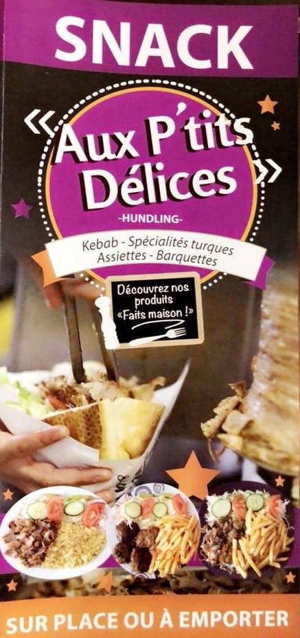 Aux P'tits Délices — carte page 1