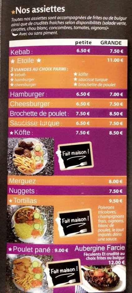 Aux P'tits Délices — carte page 4