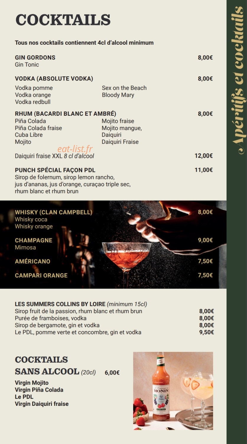 Brasserie Pont de Loire — carte page 9