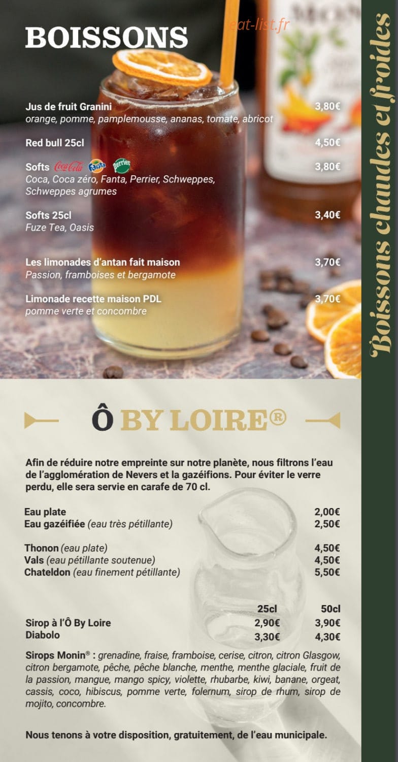 Brasserie Pont de Loire — carte page 7