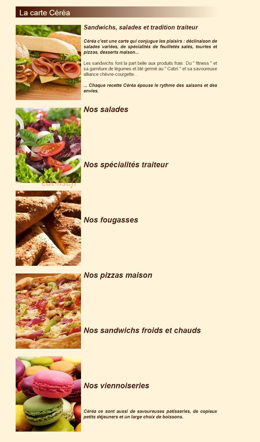 Céréa — carte page 1
