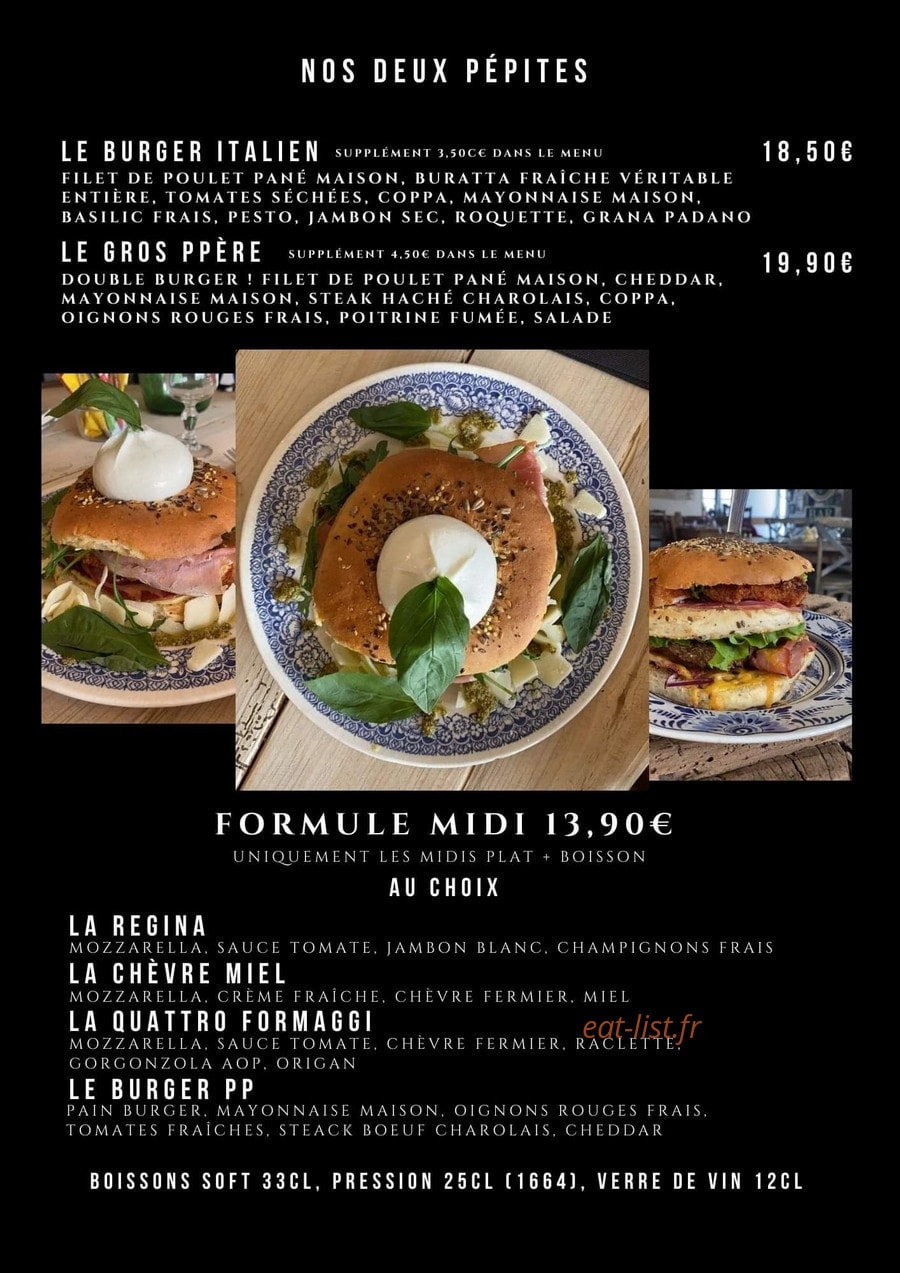 Chez PP — carte page 5