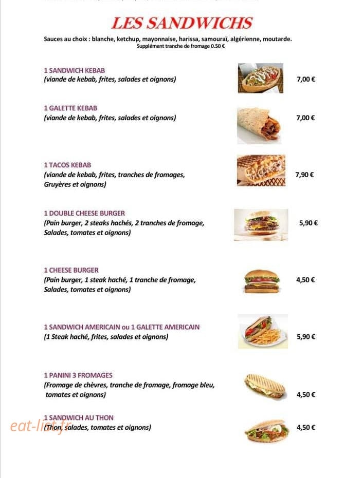 Europe Kebab — carte page 5