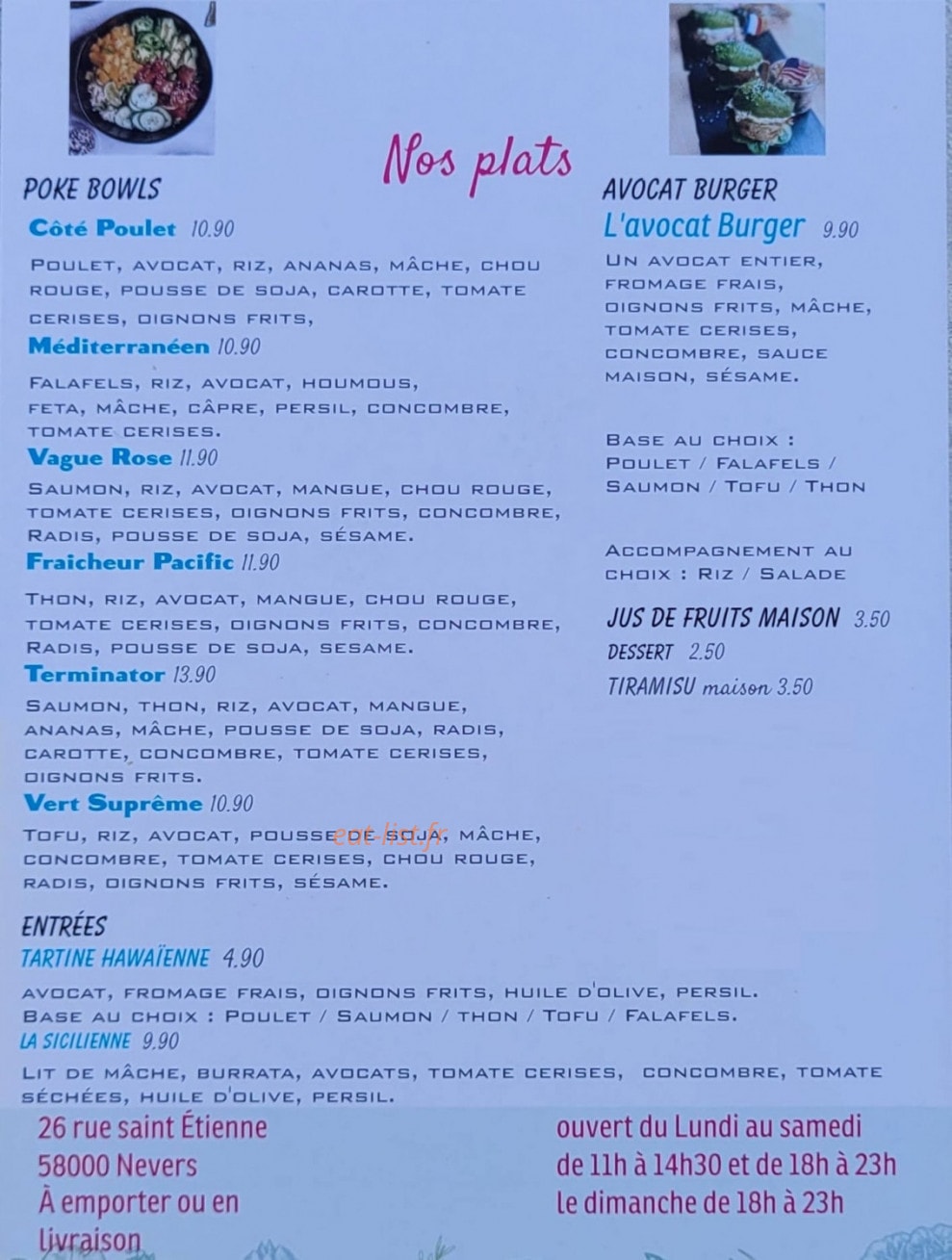 Famou's poke — carte page 2
